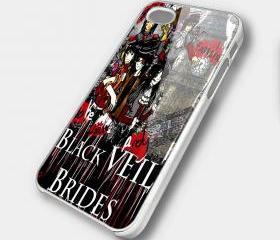 BLACK VEIL BRIDES 3 - iPhone 4 Case, iPhone 4s Case and iPhone 5 case Hard Plastic Case SWX