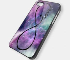 GALAXY INFINITY LOVE OC13 - iPhone 4 Case, iPhone 4s Case and iPhone 5 case Hard Plastic Case SWX