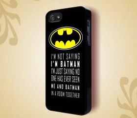 BATMAN LOGO - iPhone 4 Case, iPhone 4s Case and iPhone 5 case Hard Plastic Case HNF