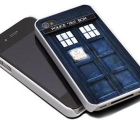 TARDIS DOCTOR WHO - iPhone 4 Case, iPhone 4s Case and iPhone 5 case Hard Plastic Case MSH