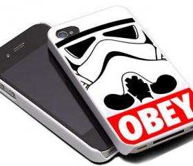 STROMTROOPER STAR WARS OBEY JEDI - iPhone 4 Case, iPhone 4s Case and iPhone 5 case Hard Plastic Case MSH