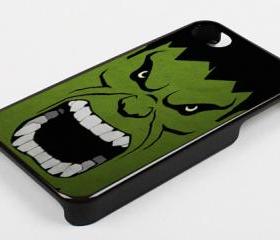 ANGRY HULK FACE - iPhone 4 Case, iPhone 4s Case and iPhone 5 case Hard Plastic Case KK