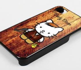 DARLY DIXON KITTY WOOD - iPhone 4 Case, iPhone 4s Case and iPhone 5 case Hard Plastic Case KK