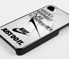 EVERY MOMENT IS AN EXPERIANCE NIKE LOGO - iPhone 4 Case, iPhone 4s Case and iPhone 5 case Hard Plastic Case KK