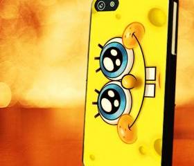 SPONGEBOB WITH GLOWING - iPhone 4 Case, iPhone 4s Case and iPhone 5 case Hard Plastic Case LZN