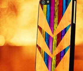 COLORING WOOD STRIP - iPhone 4 Case, iPhone 4s Case and iPhone 5 case Hard Plastic Case LZN