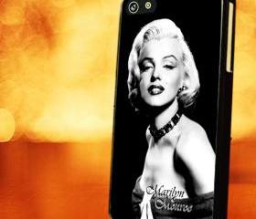 MARILYN MONROE BLACK SKIN - iPhone 4 Case, iPhone 4s Case and iPhone 5 case Hard Plastic Case LZN