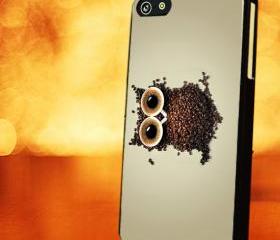 OWL COFFE - iPhone 4 Case, iPhone 4s Case and iPhone 5 case Hard Plastic Case LZN