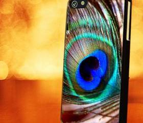 PEACOCK FEATHER SKIN - iPhone 4 Case, iPhone 4s Case and iPhone 5 case Hard Plastic Case LZN