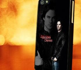 VAMPIRE DIARIES DAMON DAMON - iPhone 4 Case, iPhone 4s Case and iPhone 5 case Hard Plastic Case LZN