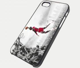 NEW SLAM DUNK MICHAEL JORDAN JUMP MAN AIR - iPhone 4 Case, iPhone 4s Case and iPhone 5 case Hard Plastic Case SWX