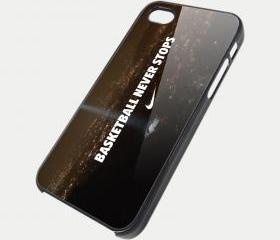 NIKE BASKETBALL DOWNTOWN - iPhone 4 Case, iPhone 4s Case and iPhone 5 case Hard Plastic Case SWX