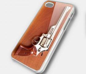 REVOLVER 3 - iPhone 4 Case, iPhone 4s Case and iPhone 5 case Hard Plastic Case SWX