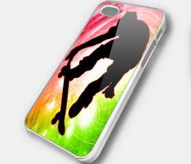 SKATEBOARD RAINBOW - iPhone 4 Case, iPhone 4s Case and iPhone 5 case Hard Plastic Case SWX