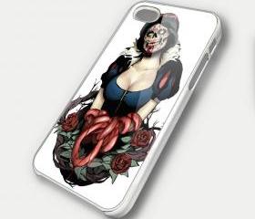 SNOW WHITE ZOMBIE - iPhone 4 Case, iPhone 4s Case and iPhone 5 case Hard Plastic Case SWX