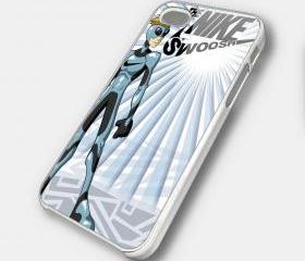 THE NIKE SWOSH - iPhone 4 Case, iPhone 4s Case and iPhone 5 case Hard Plastic Case SWX