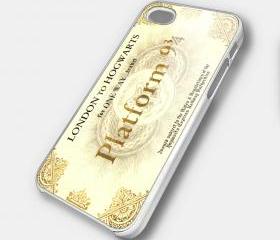 HARRY POTTER TICKET PLATFROM - iPhone 4 Case, iPhone 4s Case and iPhone 5 case Hard Plastic Case SWX