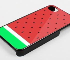 WATERMELON - iPhone 4 Case, iPhone 4s Case and iPhone 5 case Hard Plastic Case KK