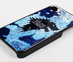 WINTER IS COMING STARK MAP - iPhone 4 Case, iPhone 4s Case and iPhone 5 case Hard Plastic Case KK